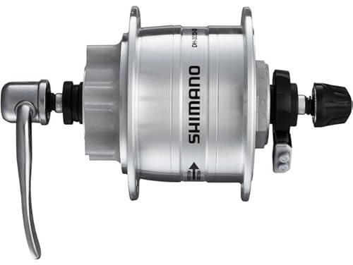 SHIMANO DH-3D32 6 volt/3 watt 32 fori Dinamo al mozzo Silver 6-Buche