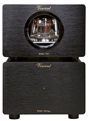 Vincent PHO-701 - Preamplificatore Phono, colore: Nero