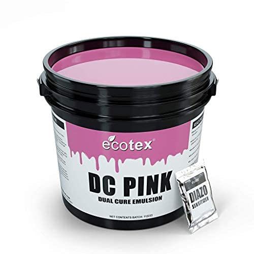 Ecotex DC-Rosa - Textil Dual-Cure Screentryck Emulsion - Flera storlekar, Pint