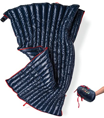 ZOOOBELIVES Ultraleichter Daunenschlafsack 0-10°C, leicht, 770g kompakt, ideal für Rucksackreisen, Wandern, Wildcamping, Umschlag rechteckige Steppdecke für Trekking und Outdoor-Abenteuer - Alplive