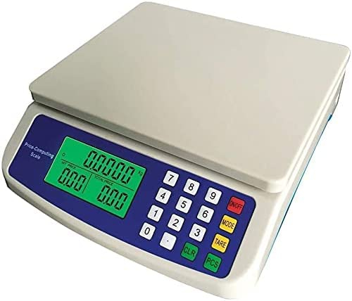 KRASS Balance De Cuisine Numérique LCD Balance De Précision Numérique Prix Électronique Balance D'ordinateur Balance Commerciale Balance Électronique, 30kg/1g,25kg/1g,Collector88