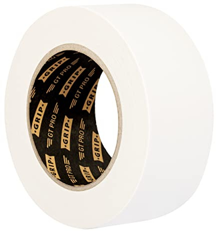 GRIP Eventbasics GT PRO Tape - Premium Gewebeband matt 50 mm x 25 m - weiß | Gaffa Tape sehr formanpassungsfähig, hohe Klebkraft, extrem reißfest, beschriftbar, 3 Wochen rückstandsfrei ablösbar