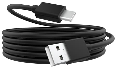 Cable de carga rápida Flip 6 compatible con JBL Charge 4, Charge5, JBL Flip 5, JBL Pulse 4 Clip4, JRPOP, Endurance Peak II, JBLCHARGE4BLKAM auriculares inalámbricos Bluetooth (4.9 pies)