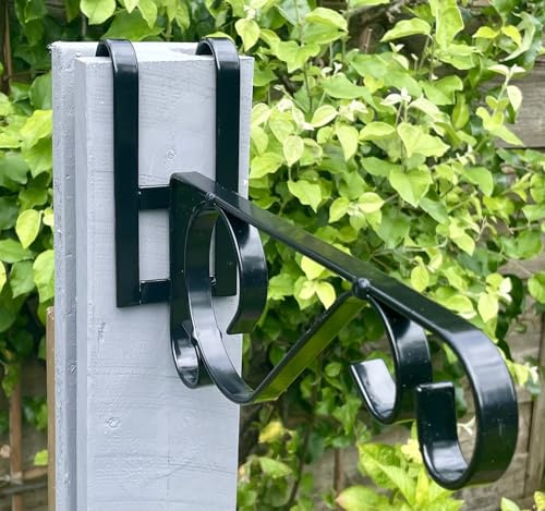 Slimline Concrete Fence Post Bracket - Fits 3.5 (88.9 mm) Wide Post. (Please Measure Your Fence Post Before Ordering)