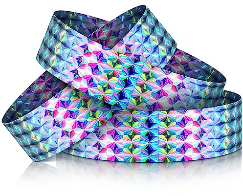 Ctosree 500 Pcs Holographic Plastic Wristbands Paper Waterproof Wristbands for Events Neon Wrist Bands for Water Parks Concerts Festivals Party Conferences Security Admission (Classical)
