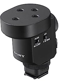 Sony ECM-M1 Microphone à Condensateur Compact pour Vidéo, Caméras et Youtube