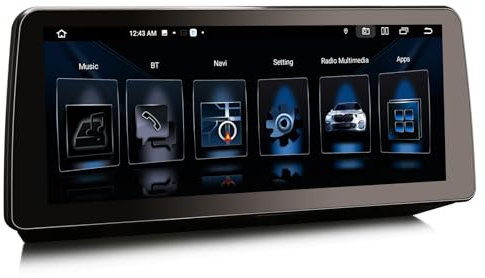 Erisin 12.3 8-Core 8GB+128GB Android 14 Radio de Coche Estéreo Navegación de Automóvil para BMW Serie 5 E60 E61(2005-2008) Sistema CCC CarPlay Android Auto Bluetooth 5.0 WiFi IPS OEM Canbus iDrive 2K