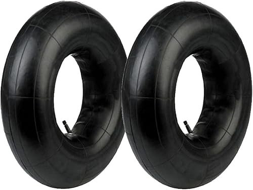 2 cámaras de aire 3,50/4,00-8, válvula TR13 para neumáticos, ruedas, carretilla, tractor, cortacésped, jardín jardín