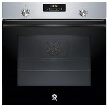 Balay - Horno multifunción, 60 x 60 cm, Aqualisis, Control Comfort, Puerta extraíble, Cristal negro, 3HB413CX3