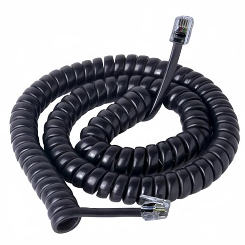 Phone Cord for Polycom Handset for VVX Series VoIp Phone 101 150 201 250 300 301 310 311 350 400 401 410 411 450 500 501 600 601 1500