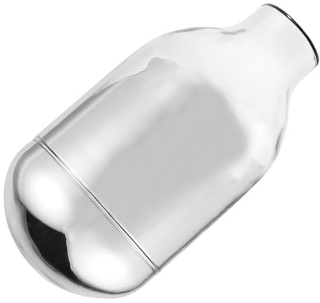 BESPORTBLE Borraccia Termica in Vetro Isolato Sottovuoto 13L con Interno in Vetro per Bevande Calde e Fredde Bottiglia D’Acqua Portatile Piccola con Rivestimento Isolante per Uso Ufficio