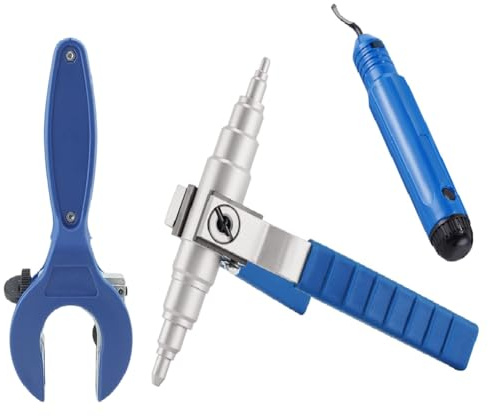 Buhdjfnke Espansore Tubo di Rame Morbido Espander Universale per Utensili Manuale di Refrigerazione Espander Kit 3/8 1/2, 5/8 , 3/4, 7/8 