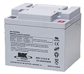 MK Battery 12V 50Ah Bleiakku AGM zyklenfest M50-12 SLD M