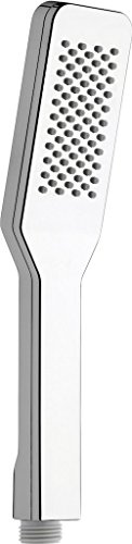 Nikles Handbrause Pearl Rectangle 1/2”* Chrom Sprühplatte 50 x 100 mm, 1 Strahlart, Easy-to-clean Technik, geregelte Durchflussmenge 12 l/ min