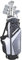 FAZER - CTR25 - Ladies Oversized Stainless Steel Soft Grip Half Package Golf Club Set - 3 Irons, 1 Putter, 1 Hybrid Club, 1 Fairway Wood - Waterproof Golf Set - Grey - Right Handed