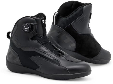 Revit Jetspeed Pro Zapatos de motocicleta (Black,43)