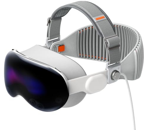 Spigen DR210 Gepolsterter Kopfband Entworfen für Apple Vision Pro M2 (2024) VR HeadStrap - Charcoal Gray
