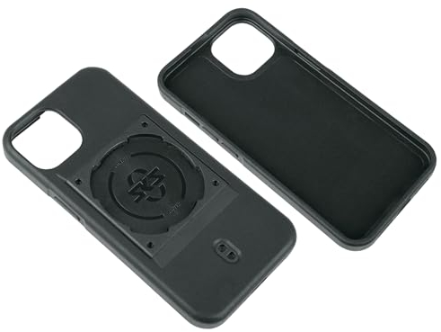 SKS GERMANY COMPIT Cover für iPhone 15 Handyhülle mit Befestigungsvorrichtung für COMPIT-System (angenehme Haptik, stoßabsorbierend, mit Befestigungsvorrichtung, aus abriebfestem Kunststoff)