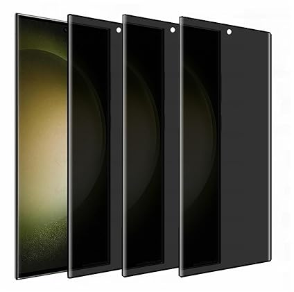nulala Sichtschutz Schutzfolie für Samsung Galaxy S10 5G, 3 Stück Gehärtetem Glas Folie Panzer Schutz DisplaySichtschutz Anti-Spy Schutzfolie für Samsung Galaxy S10 5G