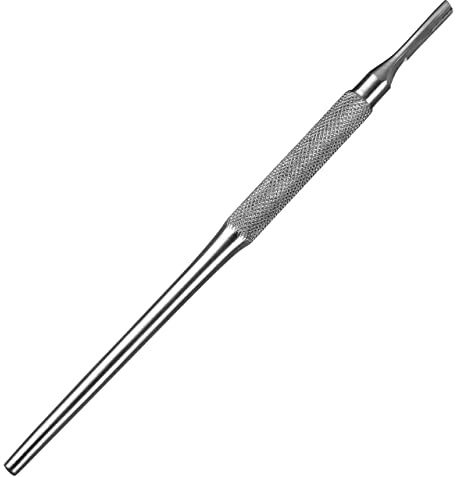 Shehadeh - Scalpel holder - Figure 3 - Scalpel handle no. 3 - stainless steel - round