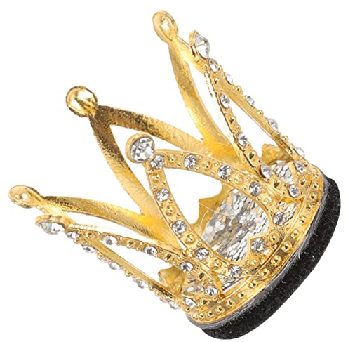 FUNOMOCYA Motorradhelm Zubehör Deko Krone Aus Strass Kleiner Helmhelm Dekoration Für Skihelm Fahrradhelm Mädchen Und Damen