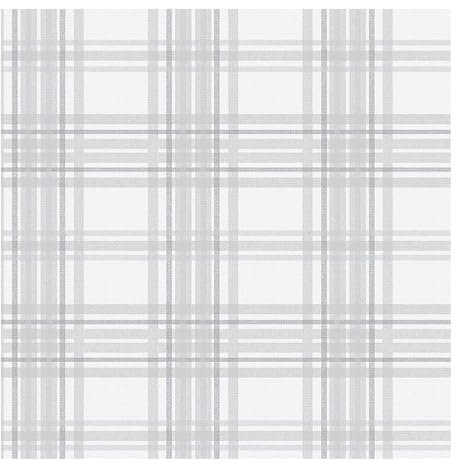 Superfresco Country Tartan Grey Wallpaper (was £17.99)