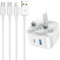 iPad Charger,New Apple USB C Fast Charger Cable+Lightning Lead and Plug for i Pad Pro 12.9 11 13 inch M4 2024/Air 10.9 M2 M3/Mini A17 Pro 2nd 3rd 4th 5th 6th 7th 8th 9th 10th A16 11th 2025 Generation