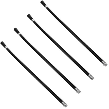ETHZZLE 4pezzi Tubo Esterno Flessibile Per Estintore Di Ugelli Gomma Per Scarico e Polvere Accessori Per Estintori Facili Da Installare e Resistenti All Uso Di Emergenza