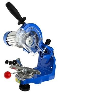 BSD Affûteuse Électrique Professionnelle Premium pour Chaînes de Tronçonneuses - Réglage Précis de l'Angle, Moteur Puissant 230W, Sécurisée et Efficace