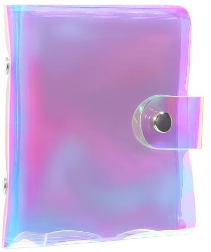 SOFPLATE 2 paquete de 36 bolsillos Mini Álbum de Fotos Polaroid Pequeño Libro de Fotos de Cartera Rectángulo de 4.4 x 4 pulgadas Colorido PVC Plástico Álbum Instax Soporte de Libro para Fotos de 4 pul