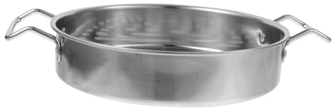 VALICLUD Colador De Acero Inoxidable De Malla Grande Para Cocina, Colador De Filtrado Tamaño Mediano, Acero Inoxidable Resistente, Uso Doméstico Para Freír y Escurrir Alimentos De Manera Práctica
