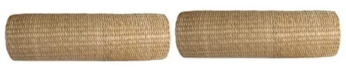 Amosfun 2 Cervicales Beige Physio Cojines para Espondilosis Cervical Almohada De Viaje Transpirable para El Cuello Cojín Cilíndrico De Soporte para La