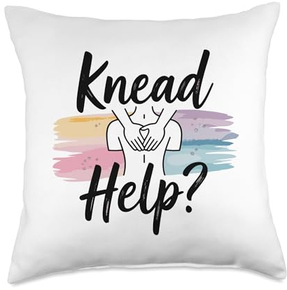 Massage Therapist Knead Help Massage Therapy Throw Pillow