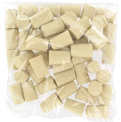 Fackelmann 005000 Lot de bouchons coniques Konisch 50 Stück Korken Weinflaschenverschluss, beige