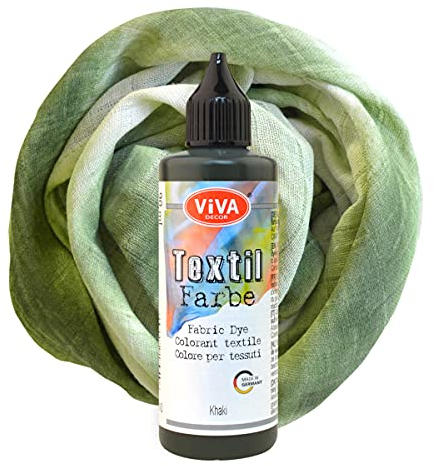 Viva Decor Textilfarbe 90 ml versch. Farbauswahl Khaki