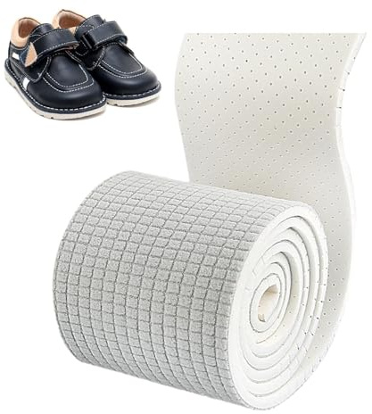 Latex sport stövel innersula - 1,5 m quiltad rulle, skummaterial | svettabsorberande , flexibelt och bekvämt foder | Andningsbart skoinlägg för dag