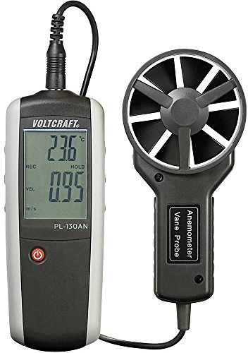 VOLTCRAFT® PL-130 AN Anemometro 0.40-30.00 m/s