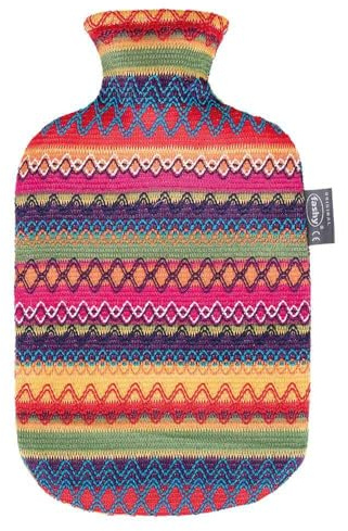 FASHY Wärmflasche Peru-Design rottöne 1 St
