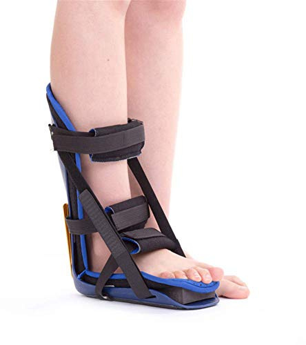 Plantar Fasciitis Night Splint - Weiche Beinorthese Unterstützung - Orthopädische Schlaf Wegfahrsperre Stretch Boot für Fersensporn, Fußschmerzen, Achillessehnenentzündung,L