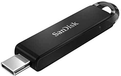 SanDisk 256GB Ultra USB Type-C Flash Drive, USB 3.1, Speed up to 150 mb/s