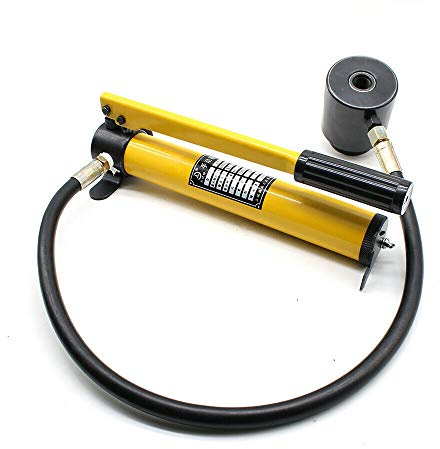 DiLiBee Hydraulische Lochstanze 15T Profi Ø 16-101mm Lochstanze Puncher Blechlocher Locheisen Hydraulik Werkzeuge 47 * 24 * 15cm