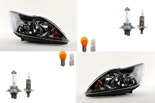 Johns, Scheinwerfer Halogen Front passend für Ford Focus 05 08-11 Leuchtmittel Satz L R