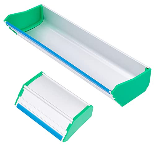 GORGECRAFT 2 tamaño Emulsión Scoop Coater 4 Pulgadas 8 Pulgadas Aleación de Aluminio Doble Borde Pantalla Revestimiento Scoops Herramienta para Serigrafía