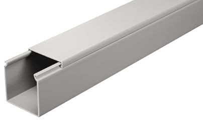 RS PRO Wiring Duct Grau, 50mm x 50 mm Polyvinylchlorid, Länge 2 m, Packung a 8 Stück