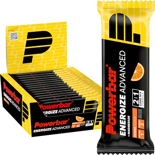 Powerbar - Energize Advanced - Orange - 15x55g - High Carb Energieriegel - Magnesium,Natrium