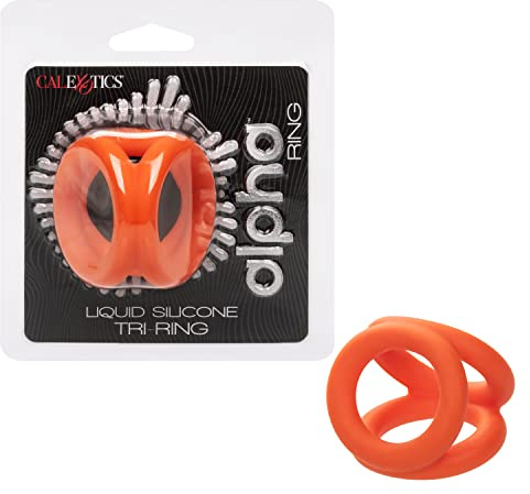 CalExotics Alpha Liquid Silicone Tri-Ring Cock Ring for Men- SE-1492-36-2
