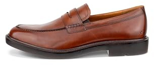 ECCO Men's London Penny Loafer, Cognac, 11-11.5
