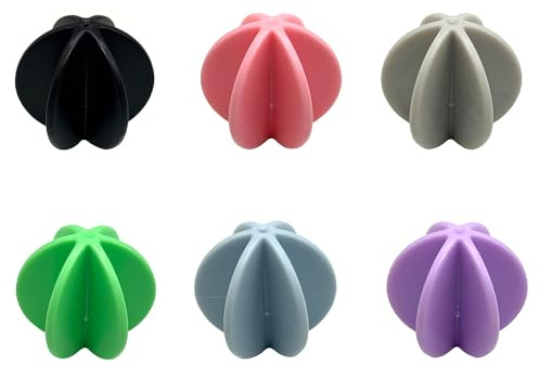 Bodundirect 6 Pcs Mutilcolor Replacement Plastic Shaker Ball Whisk Protein Shaker Mixer Mixing Ball Drinking Bottle Cup Shaker （Diameter: 1.49inches/3.8cm）(6 Colors)