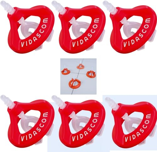 Vidascom Fliesen Nivelliersystem Verlegehilfe Set, 2mm 1000 Stück Gewindelaschen + 500 Stück hochfertige Zughauben Fliesenstärke 3-12 mm