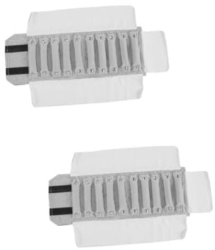 Cabilock 2pezzi Organizer Per Gioielli Da Viaggio Rotolo Porta Anelli e Collane Accessorio Compatto Per Esposizione e Conservazione Per Casa e Trasporto